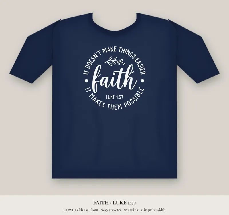 Faith · Olive Circle design